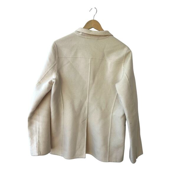 Loro Piana Women’s Cashmere Coat Jacket Ivory Cream Size EU 48 US 12 Blazer - Picture 2 of 13
